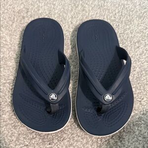 Croc Navy Flip Flops